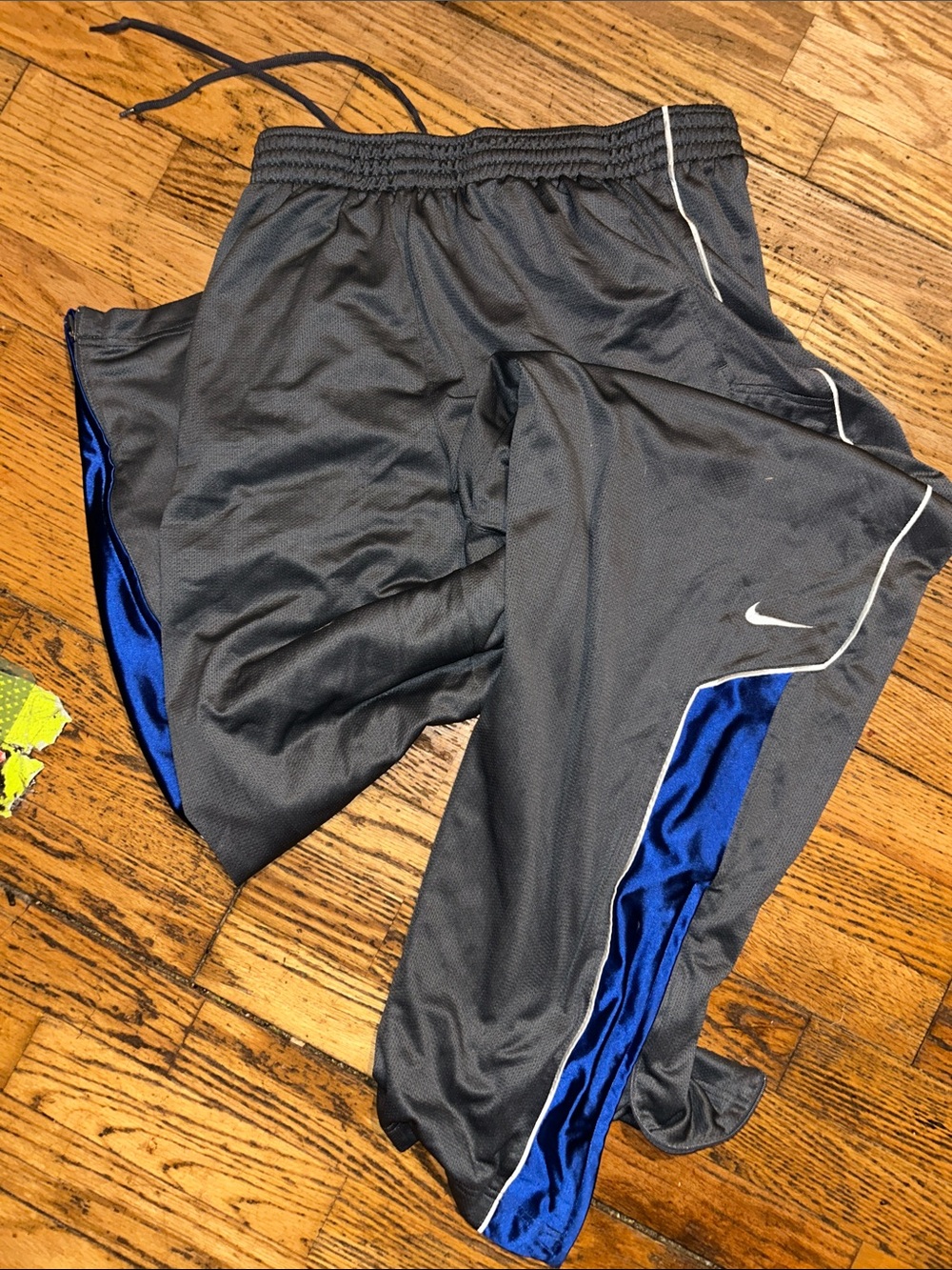 Nike Gray and Blue Men’s' Athletic Basketball/Track/Sweatpants